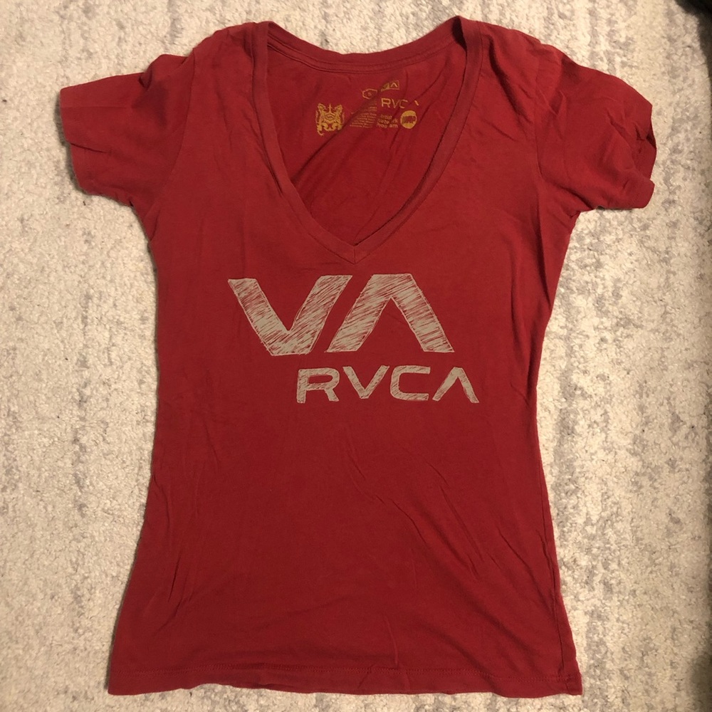 RVCA V-Neck Tee